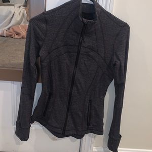 Grey herringbone lululemon define jacket